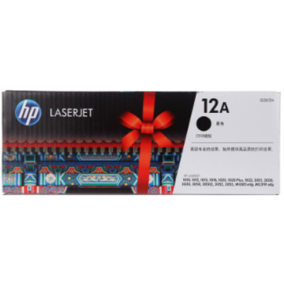 惠普（HP）LaserJet Q2612A黑色硒鼓 (适用于：HP 1010 1012 1015 1020 plus 3050 1018 M1005 M1319f) Q2612A（12A)