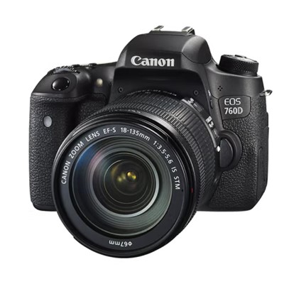 佳能Canon 单反相机 EOS 760D 佳能单反相机 佳能760D+18-55镜头【套机】 